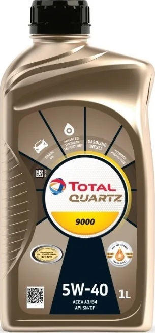 Масло моторное Total Quartz 9000 5W-40 1л.