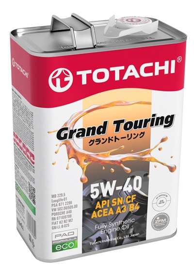 Масло моторное TOTACHI Grand Touring 5W-40 4л.