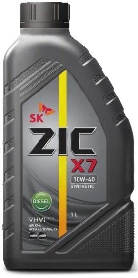 Масло моторное ZIC X7 DIESEL 10W-40 1л.