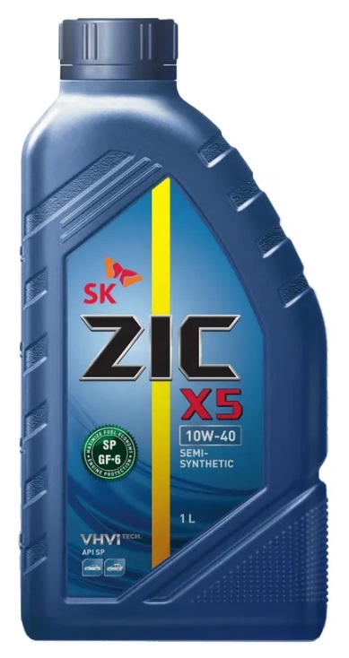 Масло моторное ZIC X5 10W-40 1л.