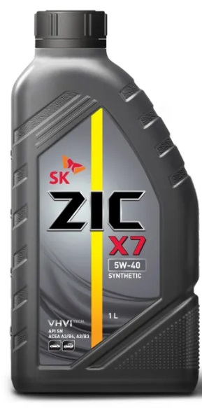 Масло моторное ZIC X7 5W-40 1л.