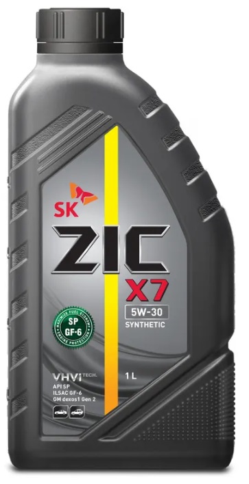 Масло моторное ZIC X7 5W-30 1л.