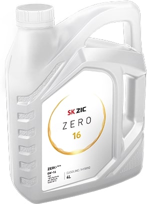 Масло моторное ZIC ZERO 16 0W-16 4л.