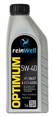 Масло моторное ReinWell 4932 5W-40 А3/В4 1л.