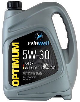 Масло моторное ReinWell 4954 5W-30 API SN, VW 504.00/507.00 4л.