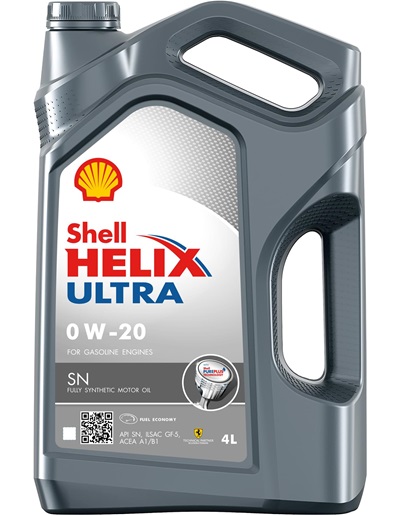 Масло моторное Shell Helix Ultra SN 0W-20 4л.