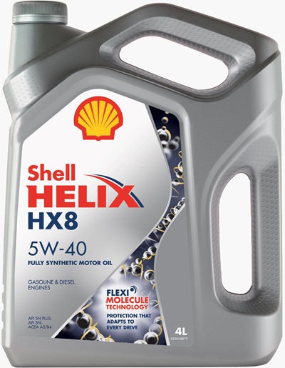 Масло моторное Shell Helix HX8 Synthetic 5W-40 4л.