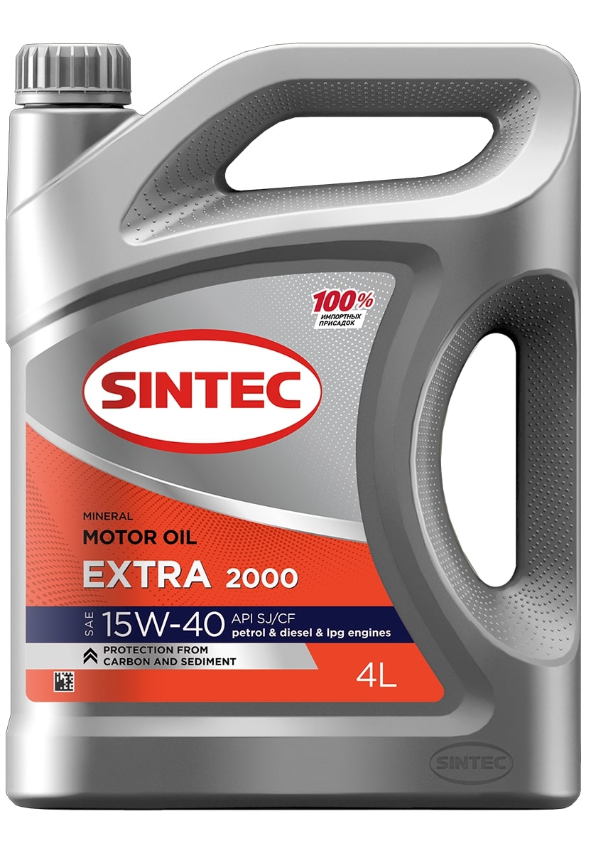 Масло моторное SINTEC EXTRA 2000 15W-40 4л.