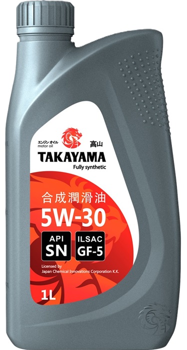 Масло моторное TAKAYAMA ADAPTEC SAE 5W-30 ILSAC GF-5 API SN 1л.