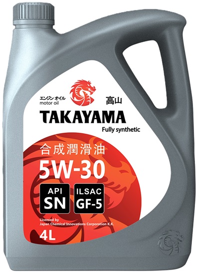 Масло моторное TAKAYAMA ADAPTEC SAE 5W-30 ILSAC GF-5 API SN 4л.