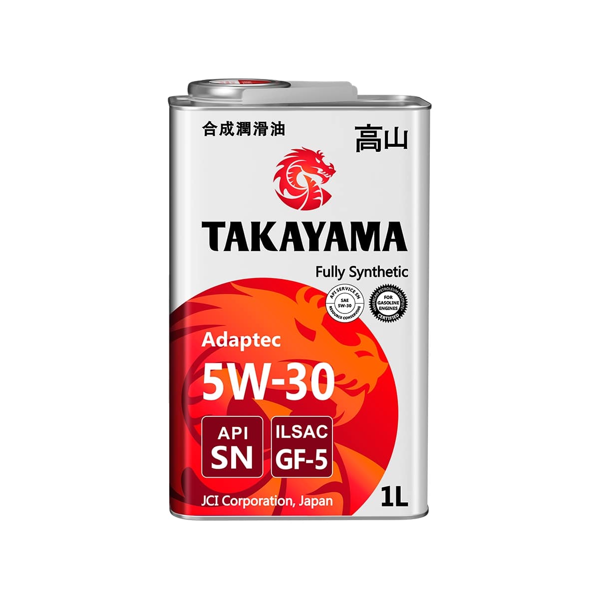 Масло моторное TAKAYAMA ADAPTEC 5W-30 GF-5 SN new 1л.