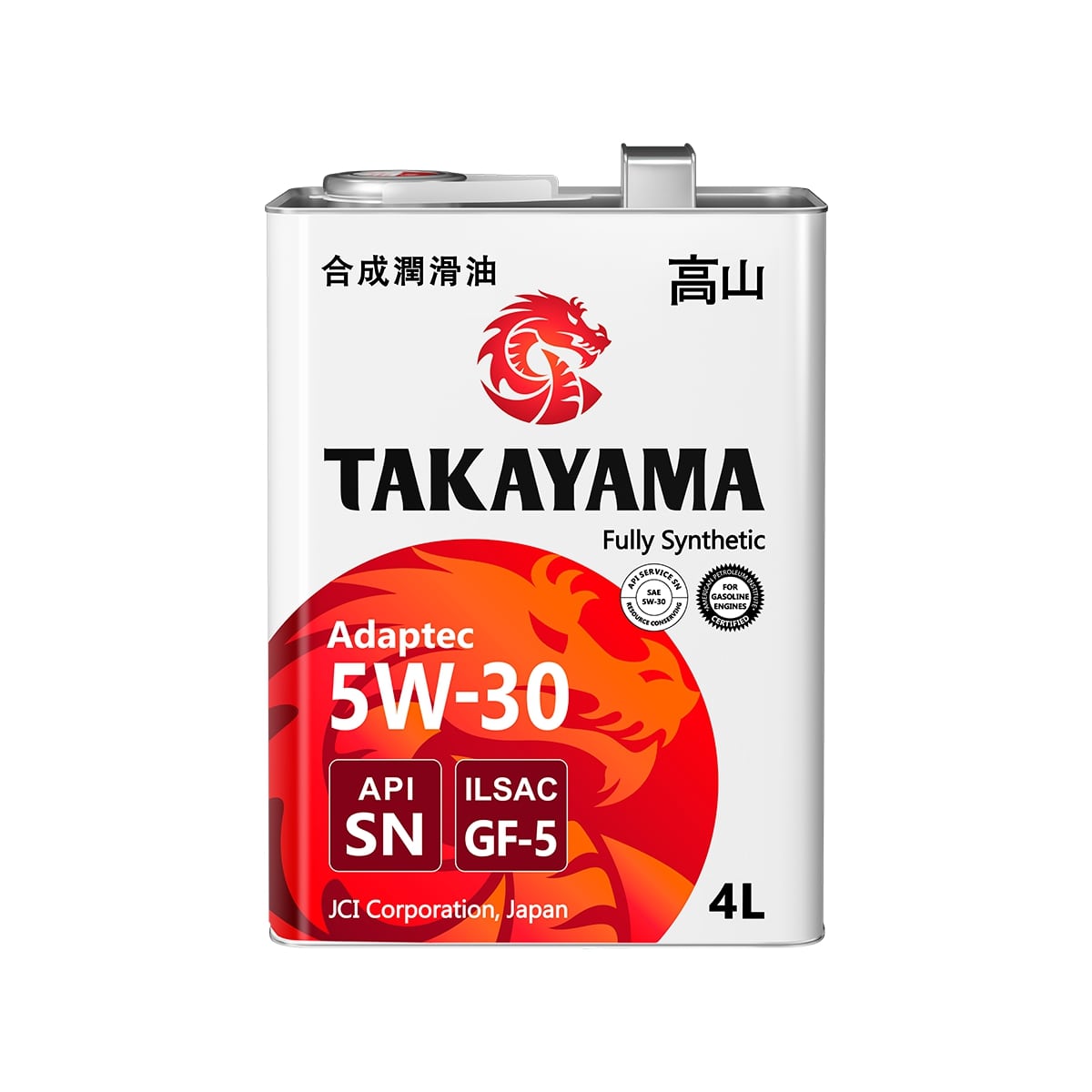 Масло моторное TAKAYAMA ADAPTEC 5W-30 GF-5 SN new 4л.
