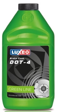 Жидкость тормозная LUXE DOT-4 455мл.