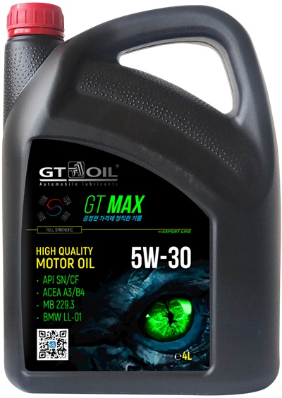 Масло моторное GT MAX 5W-30 4л.