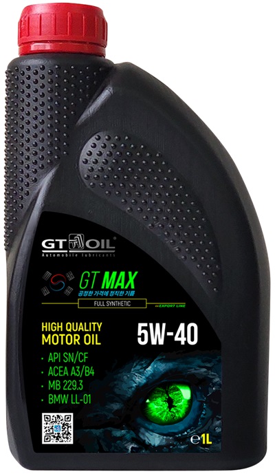 Масло моторное GT MAX 5W-40 1л.
