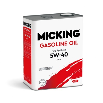 Масло моторное Micking Gasoline Oil MG1 5W-40 синтетическое API SP 4л.