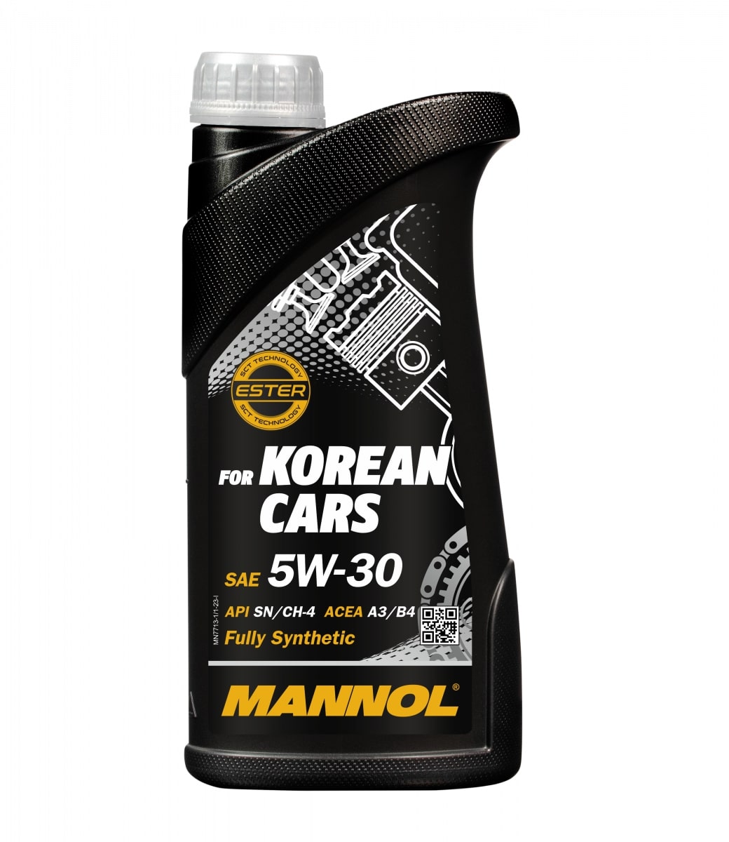 Масло моторное MANNOL for Korean Cars 5W-30 1л.