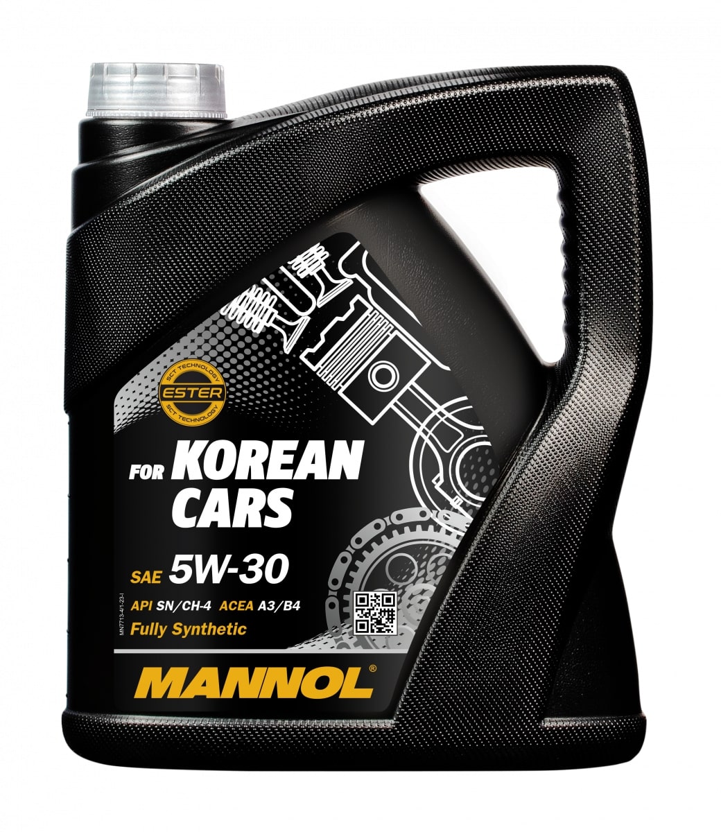 Масло моторное MANNOL for Korean Cars 5W-30 4л.