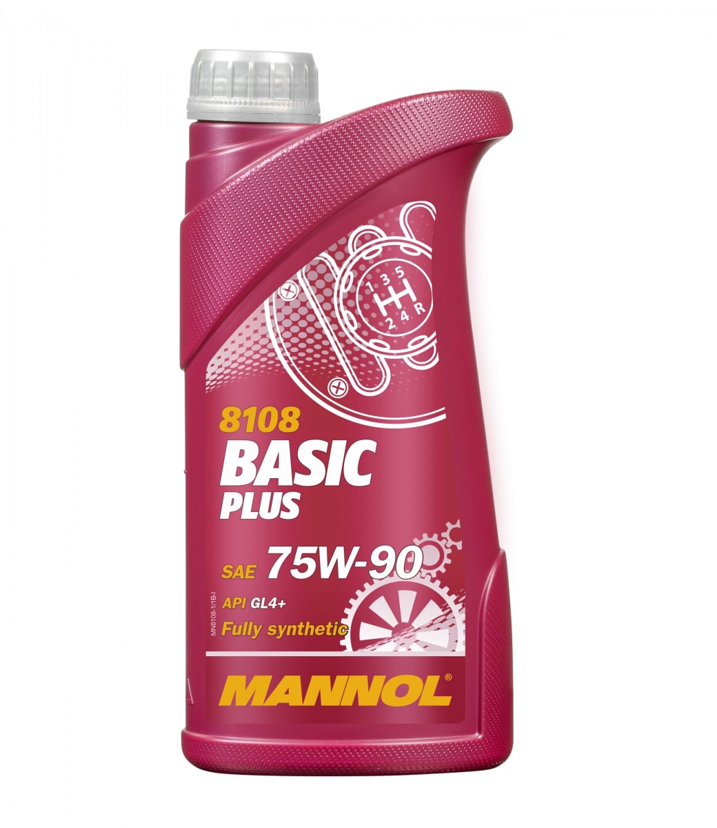 Масло трансмиссионное MANNOL Basic Plus 75W-90 GL-4+ 8108 Plastic 1л.